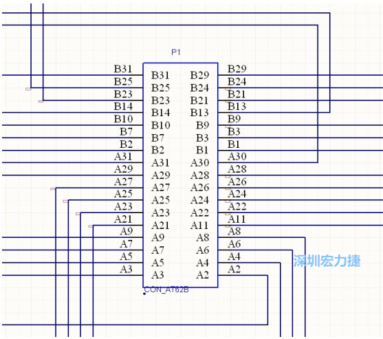 雙擊 1.SchDoc，文件可以被正常打開，下圖是其中的一部分：